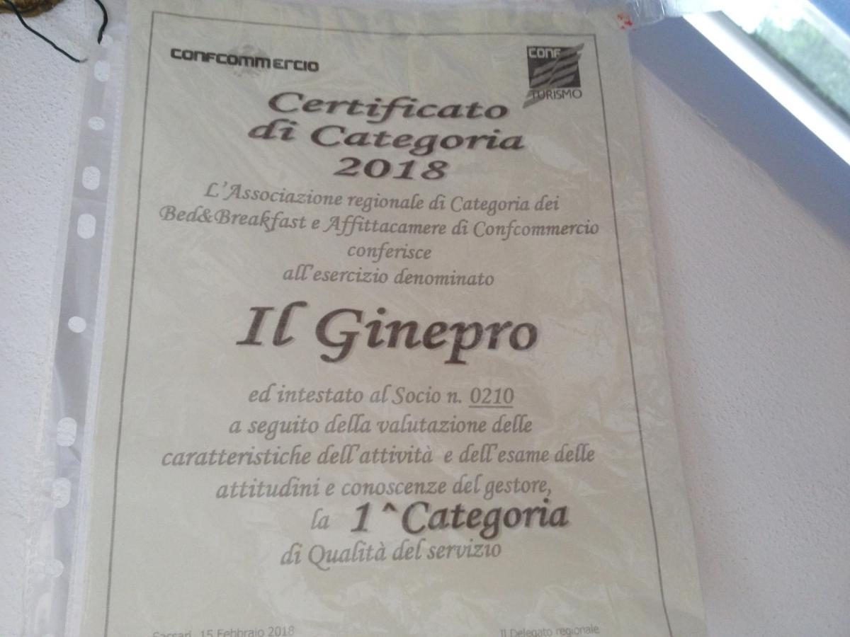 Bed and Breakfast Il Ginepro Di Stintino Exterior foto